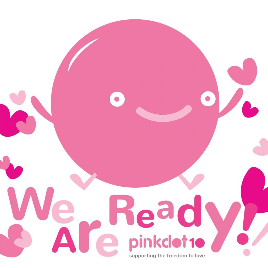 Fig 1. Pinkie, featured in the 2018 “We Are Ready” campaign for repealing Section 377A. Pink Dot SG